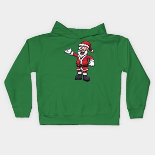 Friendly Santa Claus Kids Hoodie